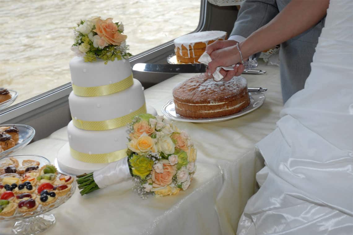 Recepciones de boda en el río Támesis