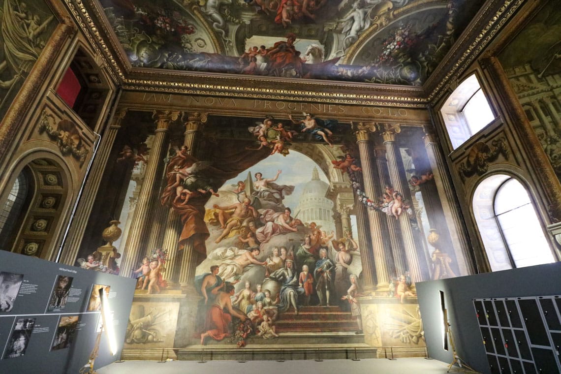 Painted Hall Ceiling Tours, Old Royal Naval College, Royal Borough of Greenwich