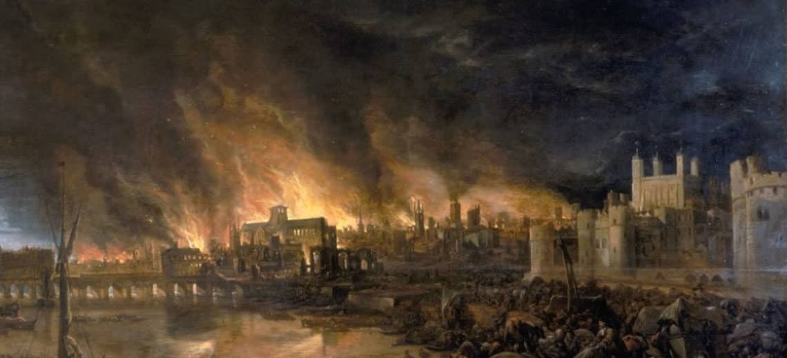 The Great Fire of London, 1666