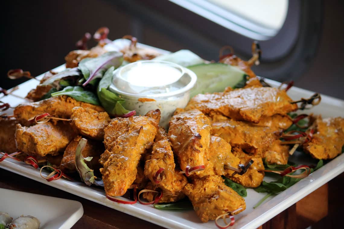 Chicken Tikka Skewers with Raita
