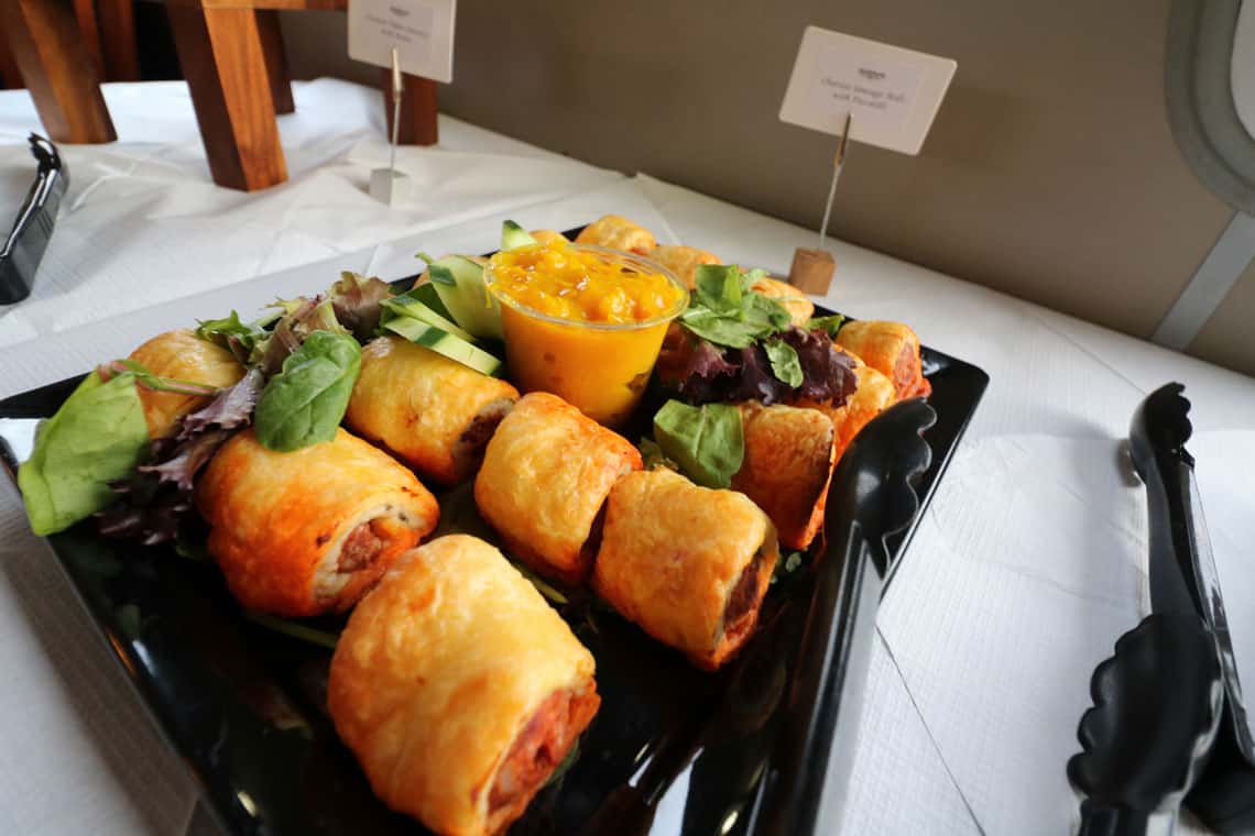 Chorizo Sausage Rolls with Piccalilli