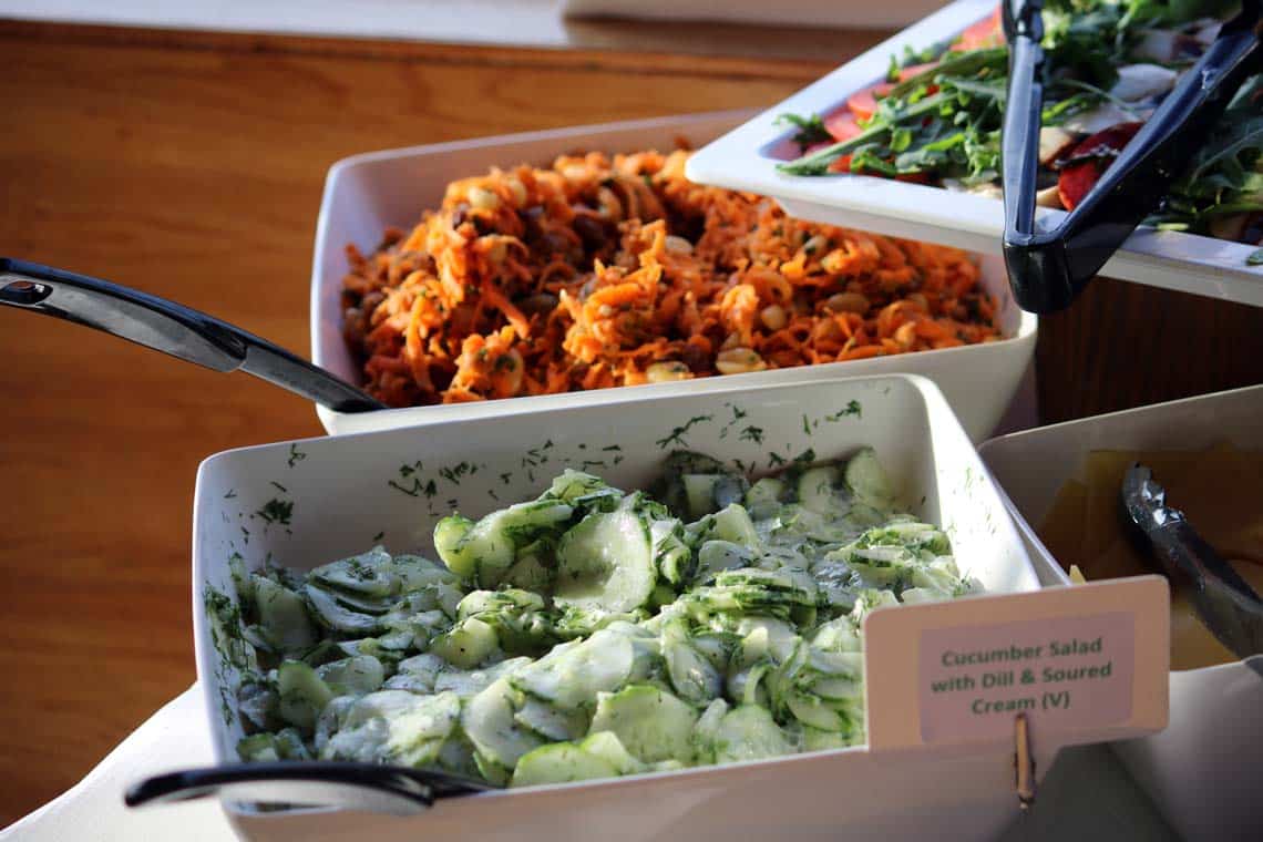 Cucumber Salad with Dill Soured Cream