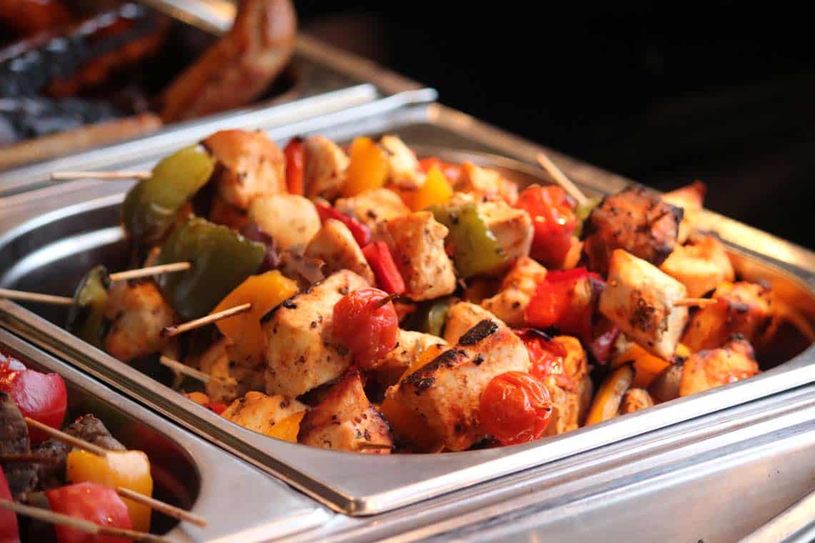 Grilled Suffolk Chicken Kebabs