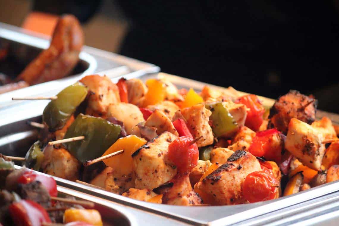 Grilled Suffolk Chicken Kebabs