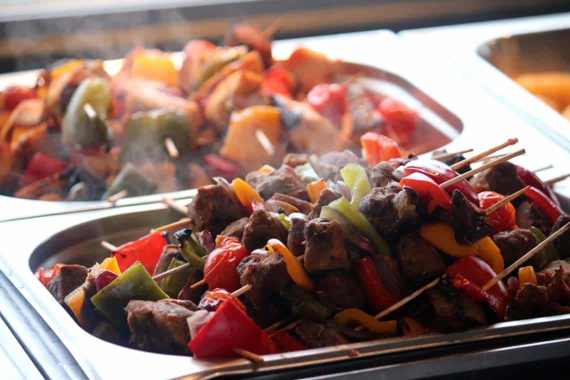 Welsh Lamb Kofta Kebabs & Grilled Suffolk Chicken Kebabs