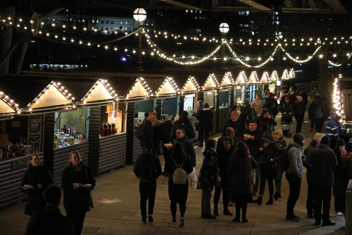 Southbank Centre Winter Market, Winter Food Huts