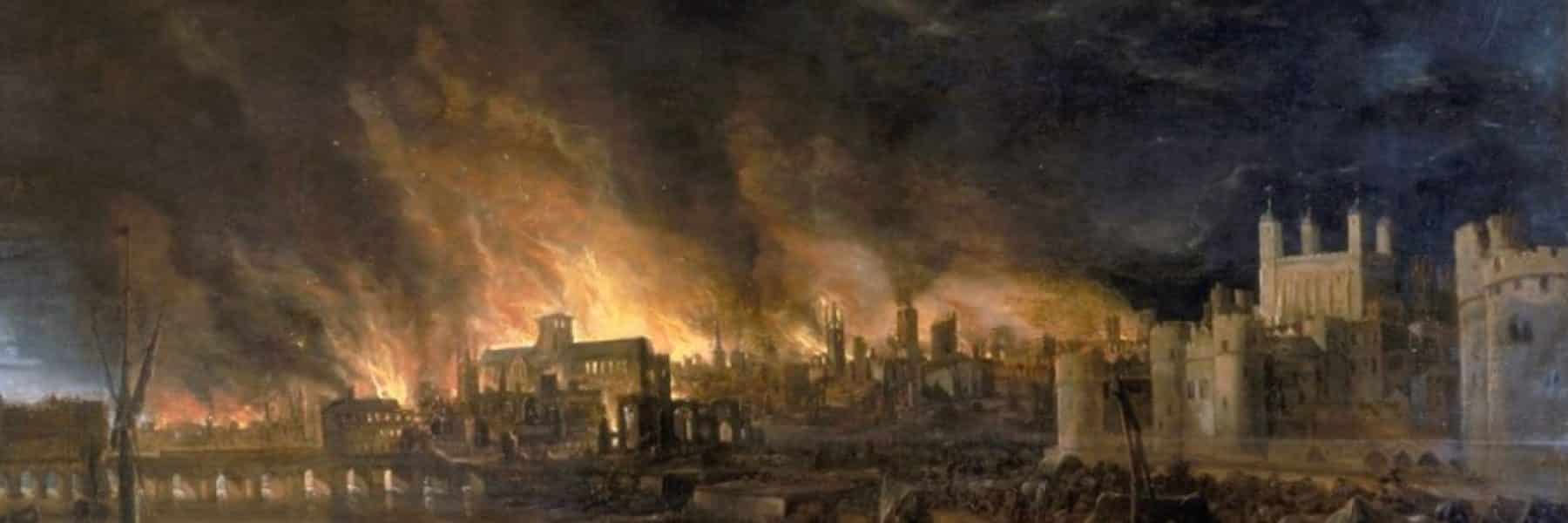 The Great Fire of London, 1666