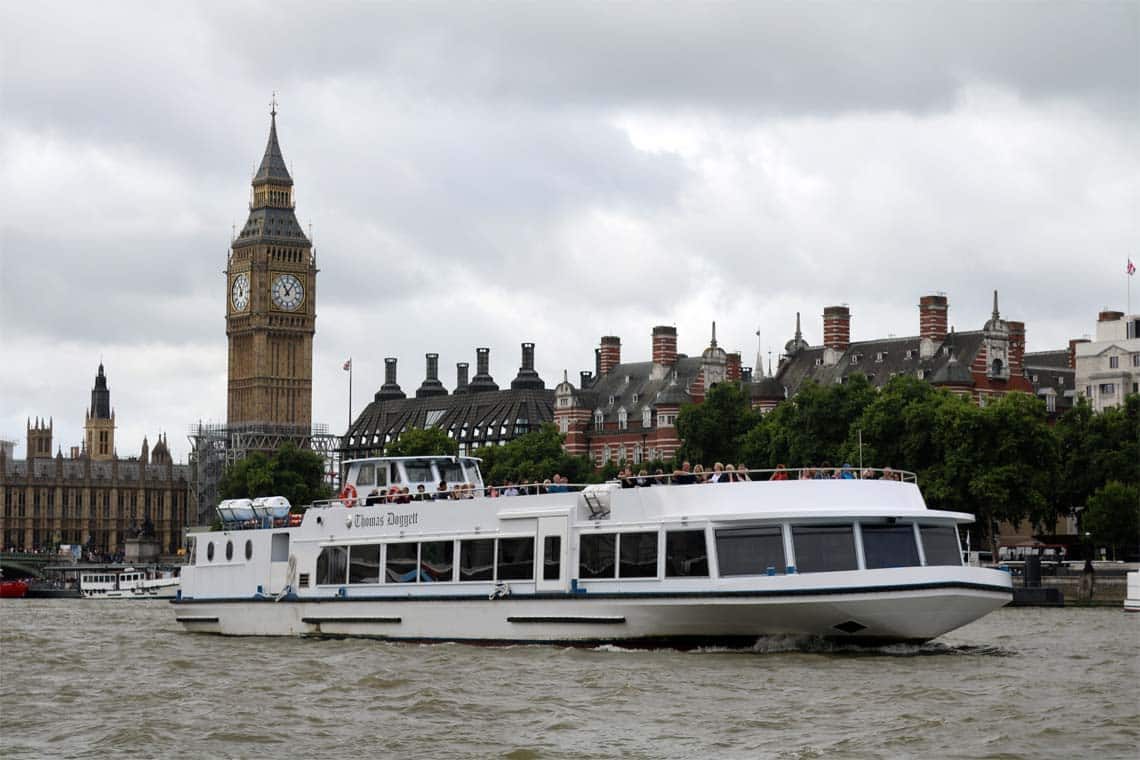 MV Thomas Doggett in Westminster