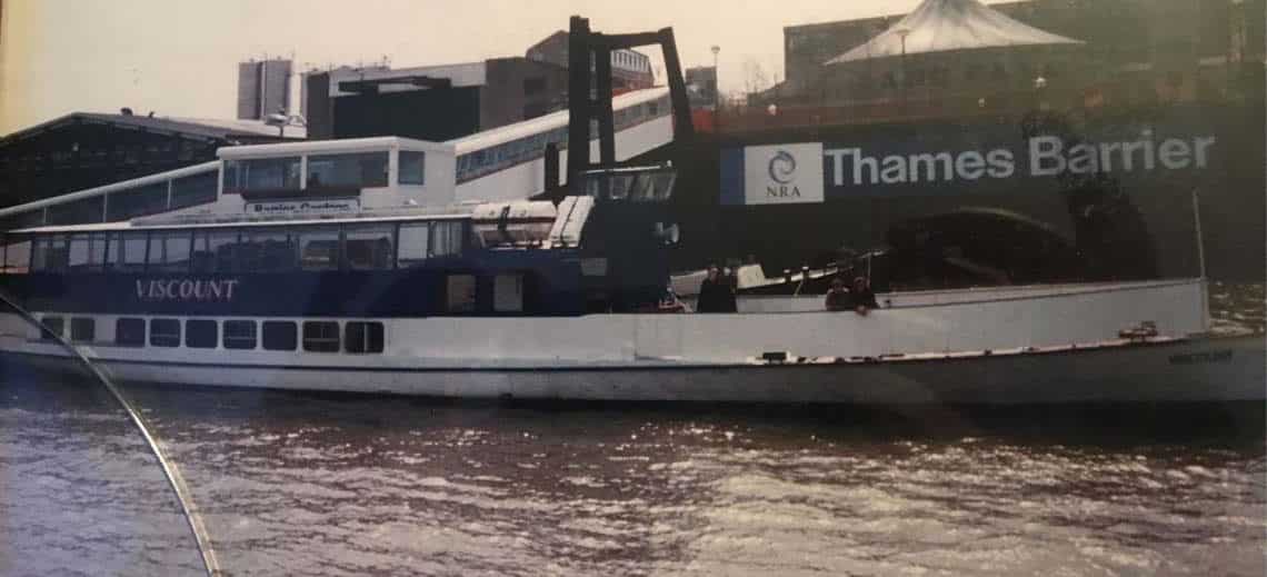 M.V Viscount at Barrier Gardens Pier