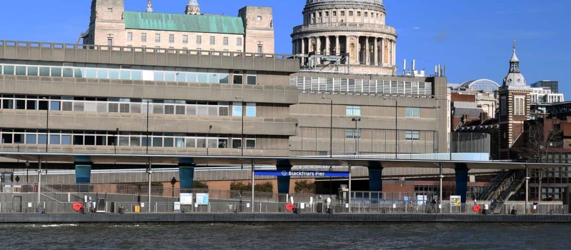 Blackfriars Pier, Blackfriars, London Blackfriars Pier, Blackfriars, London