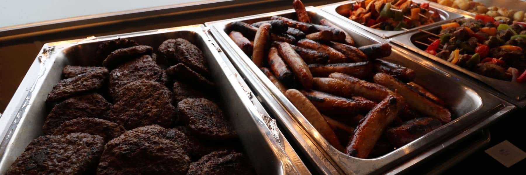 Aberdeen Angus Beef Burgers & Grilled Cumberland Sausages