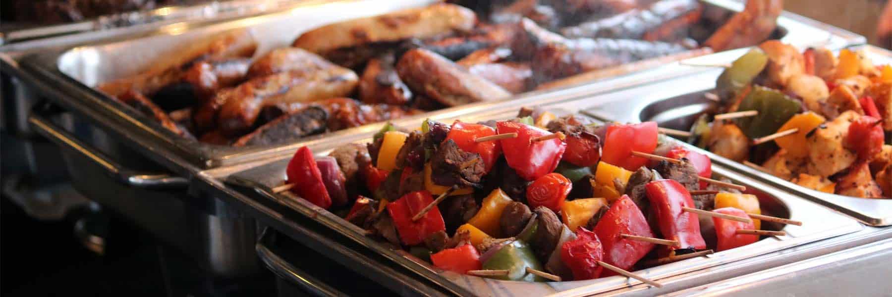 Aberdeen Angus Beef Burgers, Grilled Cumberland Sausages & Welsh Lamb Kofta Kebabs