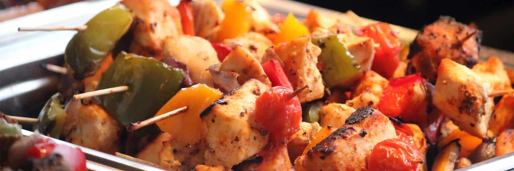 Grilled Suffolk Chicken Kebabs