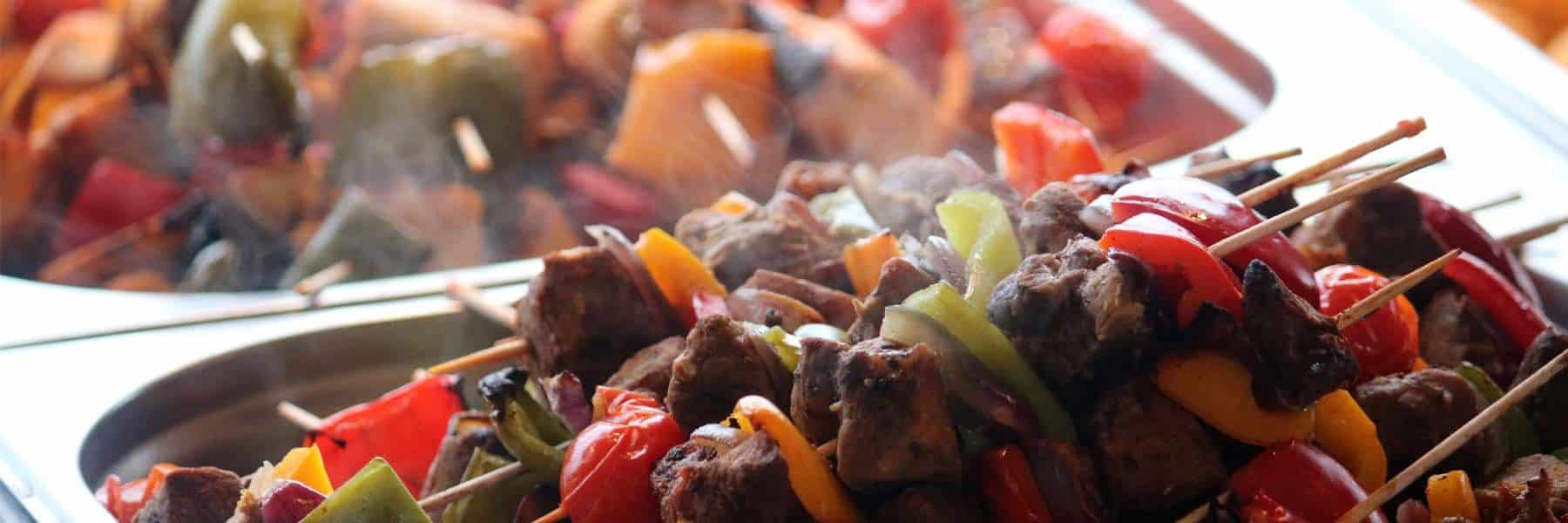 Welsh Lamb Kofta Kebabs & Grilled Suffolk Chicken Kebabs