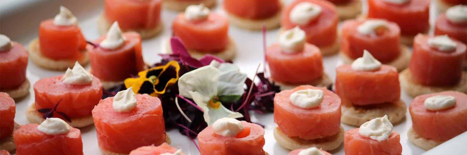 Smoked Salmon & Cream Cheese Blini