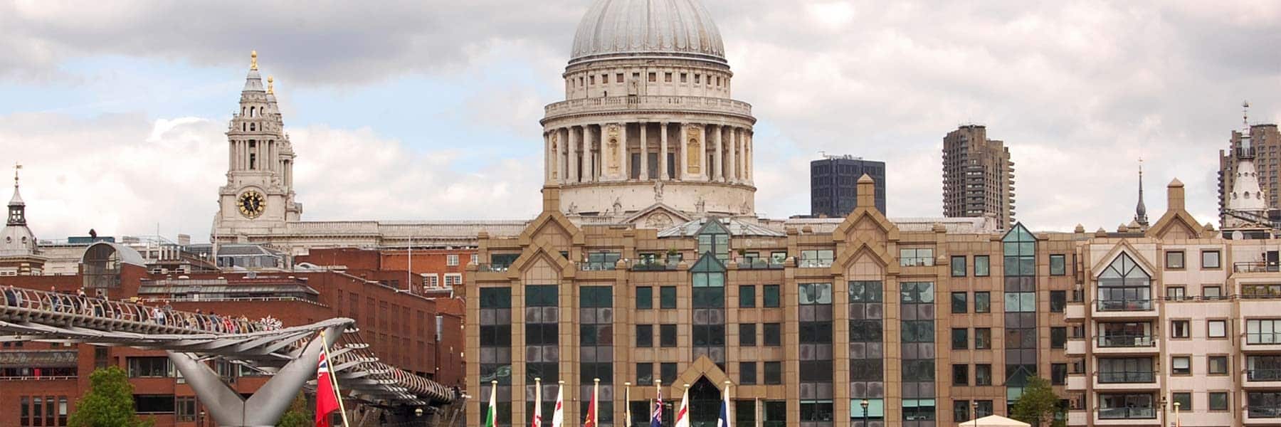 Millennium Footbridge & St. Paul's Cathedral