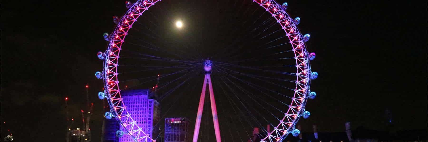 London Eye on New Year's Eve