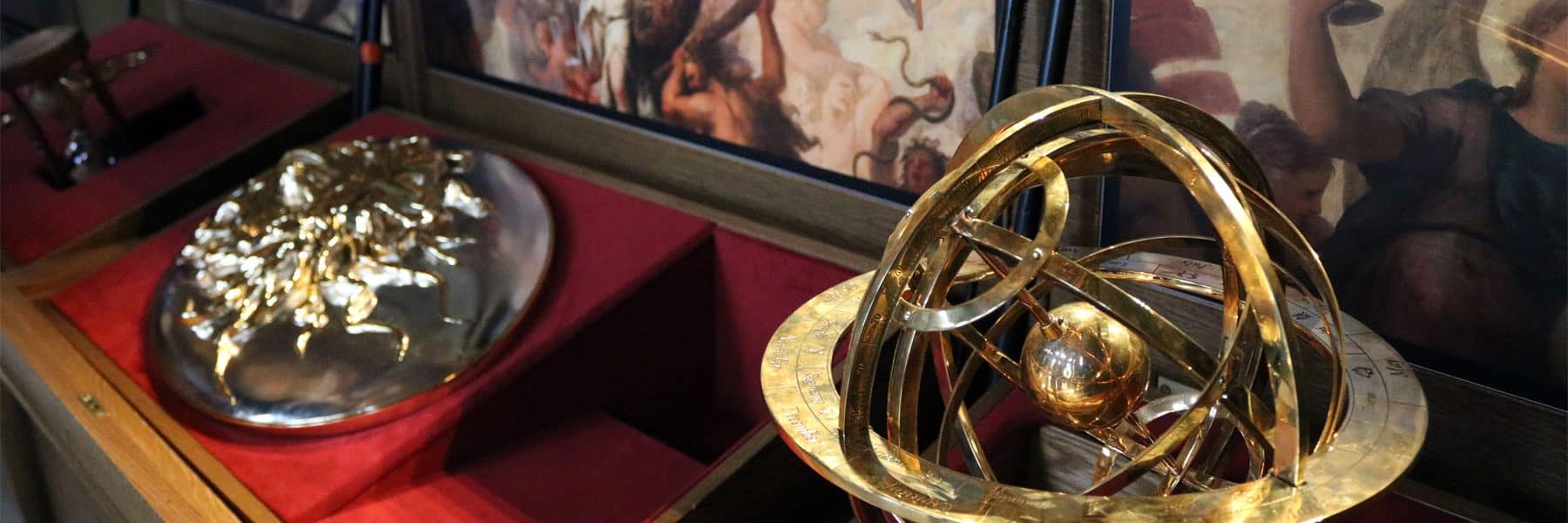 Old Royal Naval College, The Painted Hall, Armillary Sphere