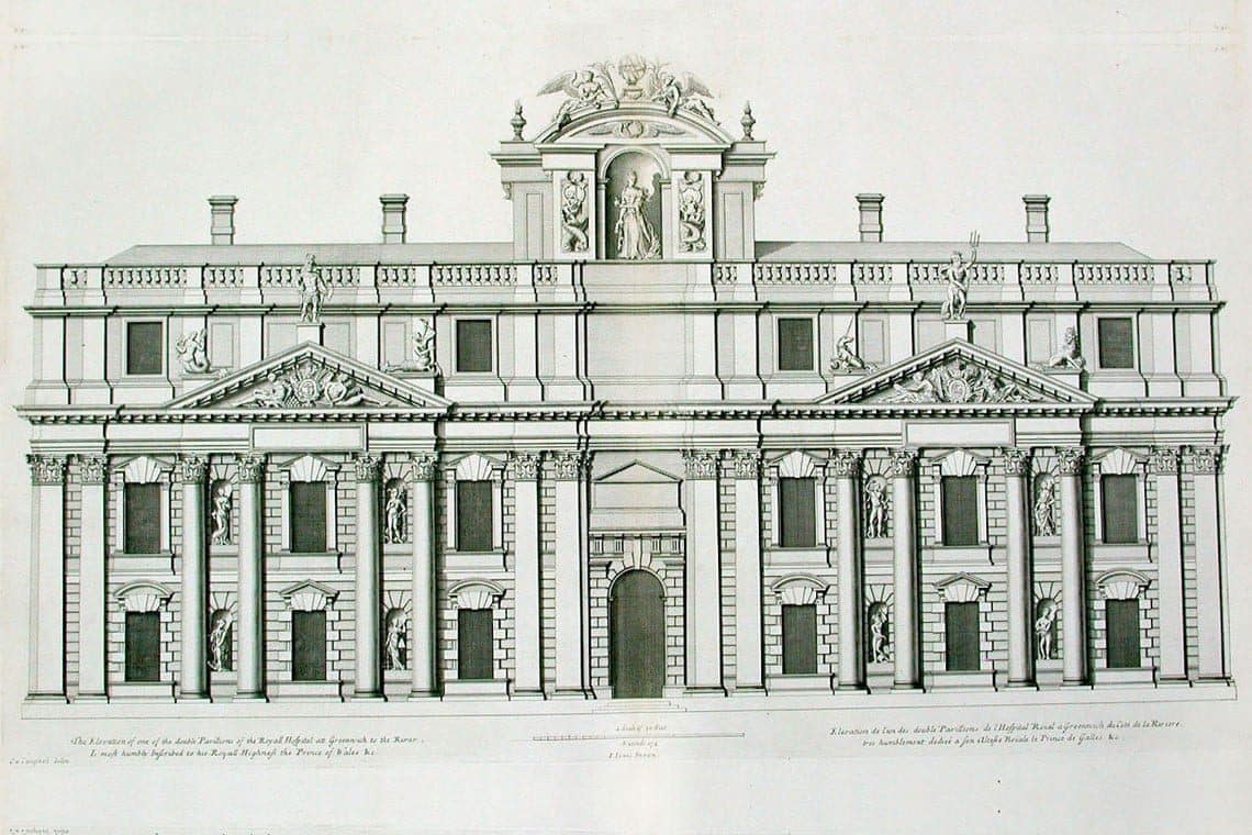 King Charles Court, designed by John Webb.