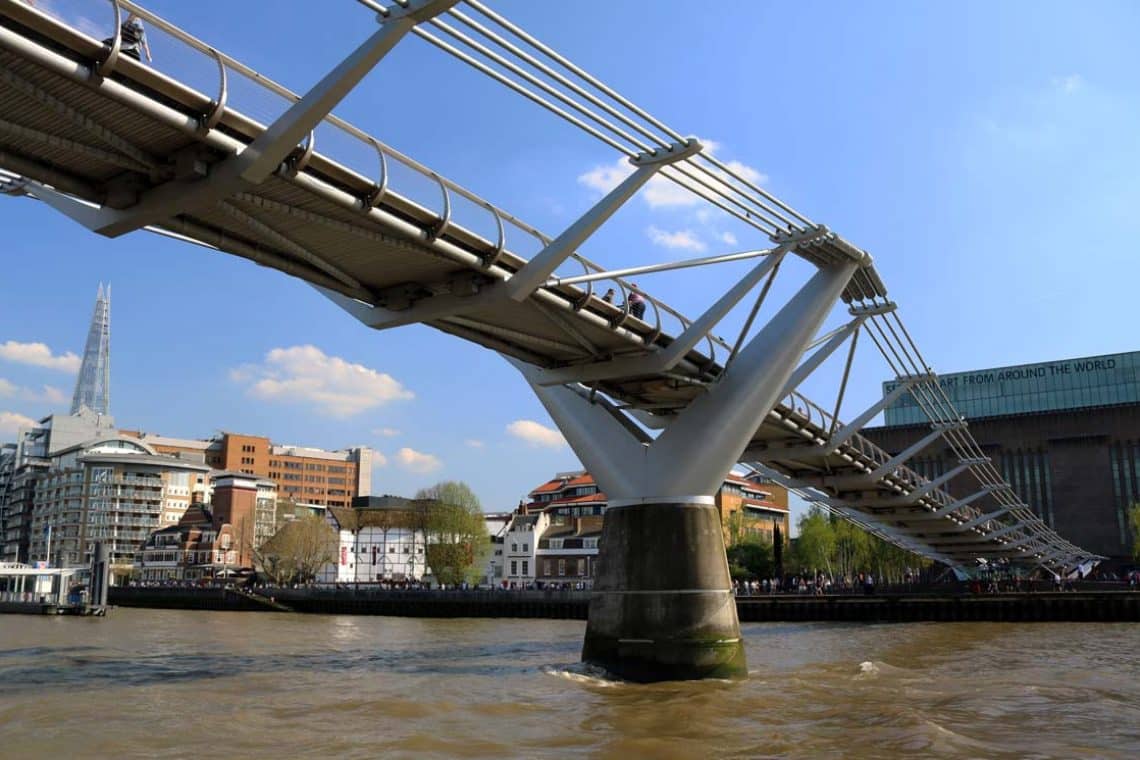 Millennium Bridge, Bankside