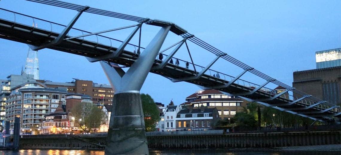 Millennium Bridge, Bankside