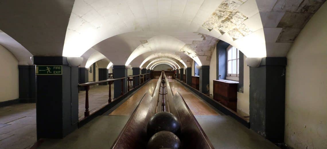 Old Royal Naval College, Victorian Skittle Alley Old Royal Naval College, Victorian Skittle Alley