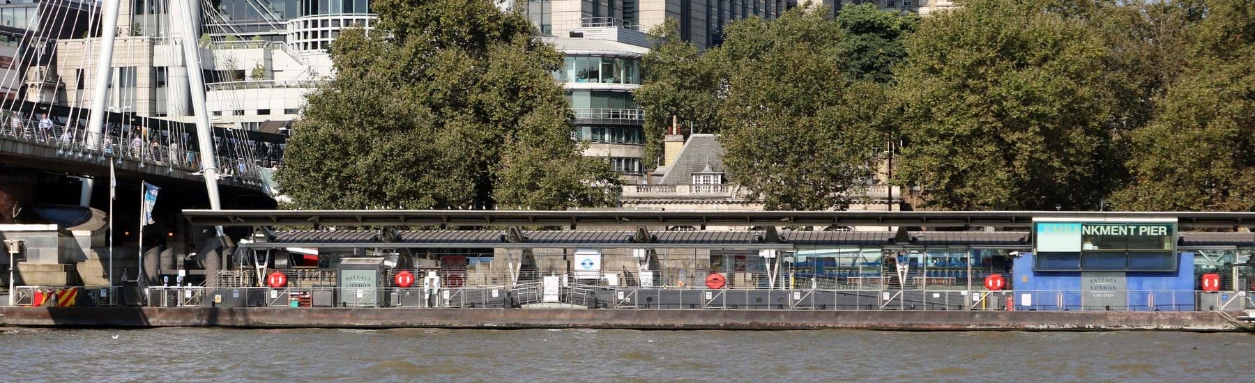 Embankment Pier, Victoria Embankment, London