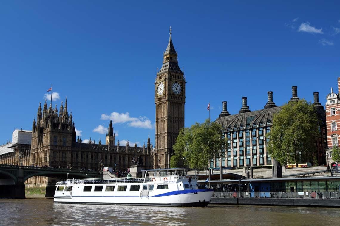 M.V Avontuur IV at Westminster Pier