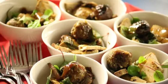 Roast Turkey, Pork Stuffing, Roast Potatoes