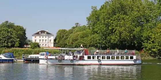 M.V Princess Freda Passing Marble Hill House