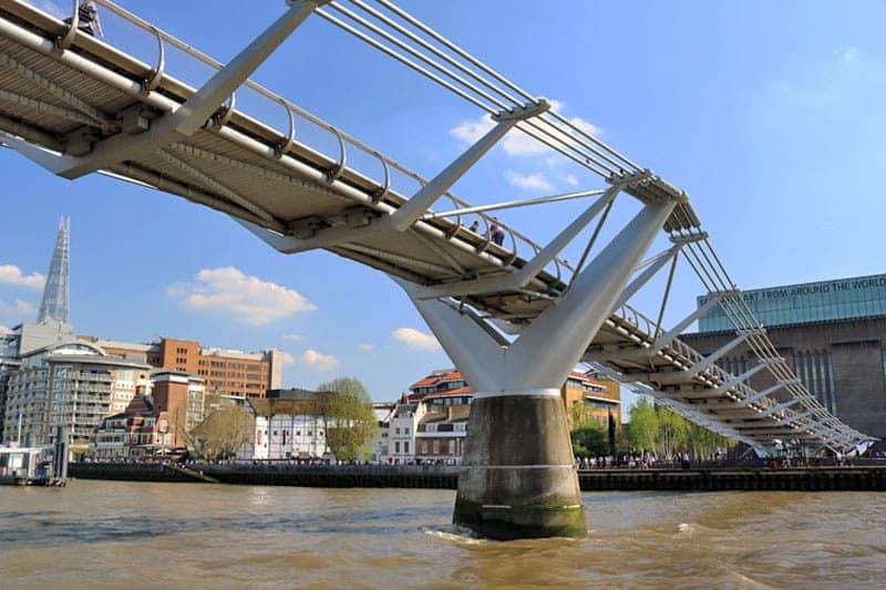 Millennium Bridge, Upper Pool