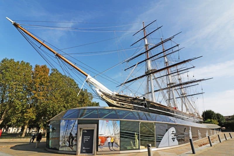 Tea Clipper Cutty Sark, distrito real de Greenwich