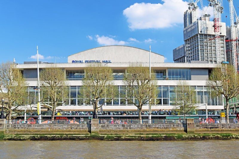 Royal Festival Hall, South Bank Centre, South Bank, London Borough of Lambeth