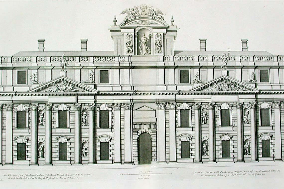 King Charles Court, diseñado por John Webb.