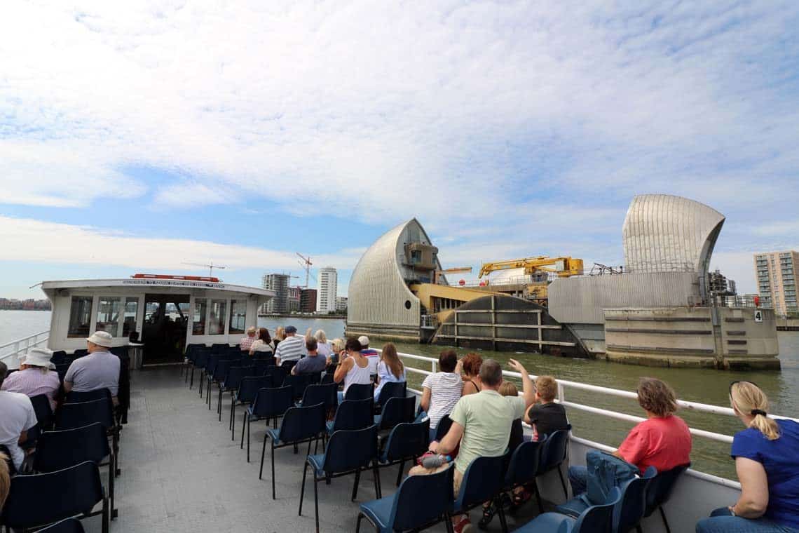 M.V London Rose approaching the Thames Barrier M.V London Rose approaching the Thames Barrier