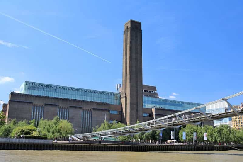 The Millennium Bridge & Tate Modern, Bankside, London Borough of Southwark