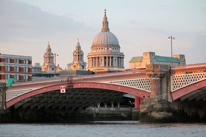 Blackfriars Bridge & St. Paul's Cathedral, City of London