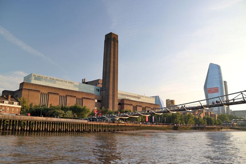 The Tate Modern & Millennium Bridge, Bankside