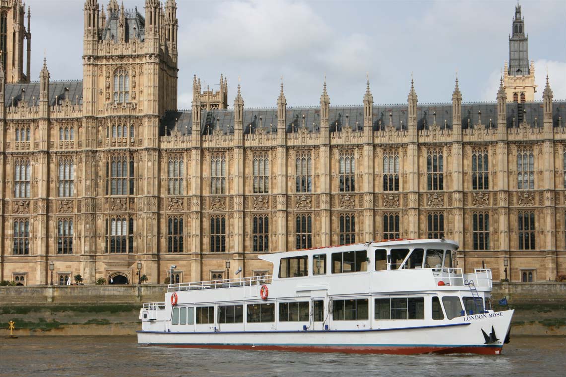 M.V London Rose at the New Palace of Westminster