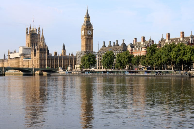 Die Stadt Westminster & Lambeth Reach