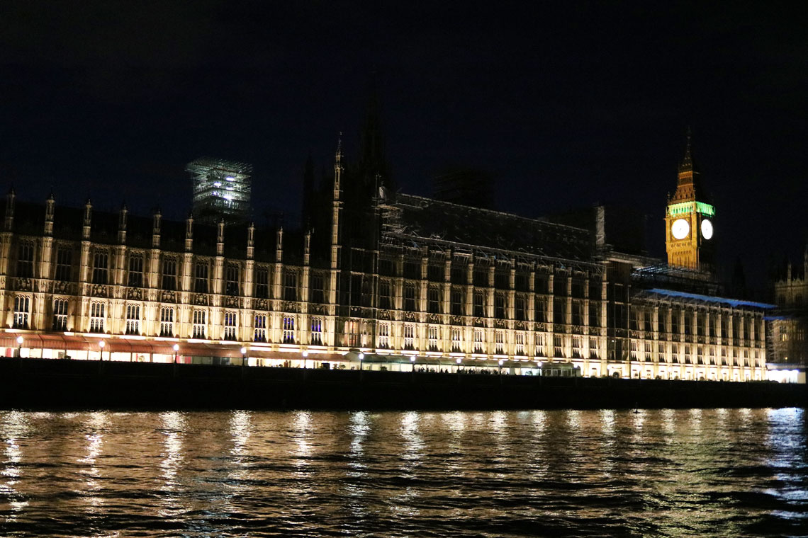 The New Palace of Westminster (Houses of Parliament)