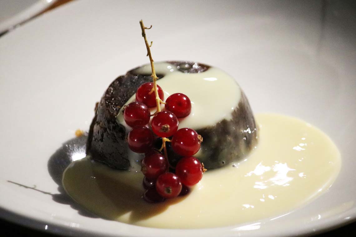 Christmas Pudding with Brandy Sauce