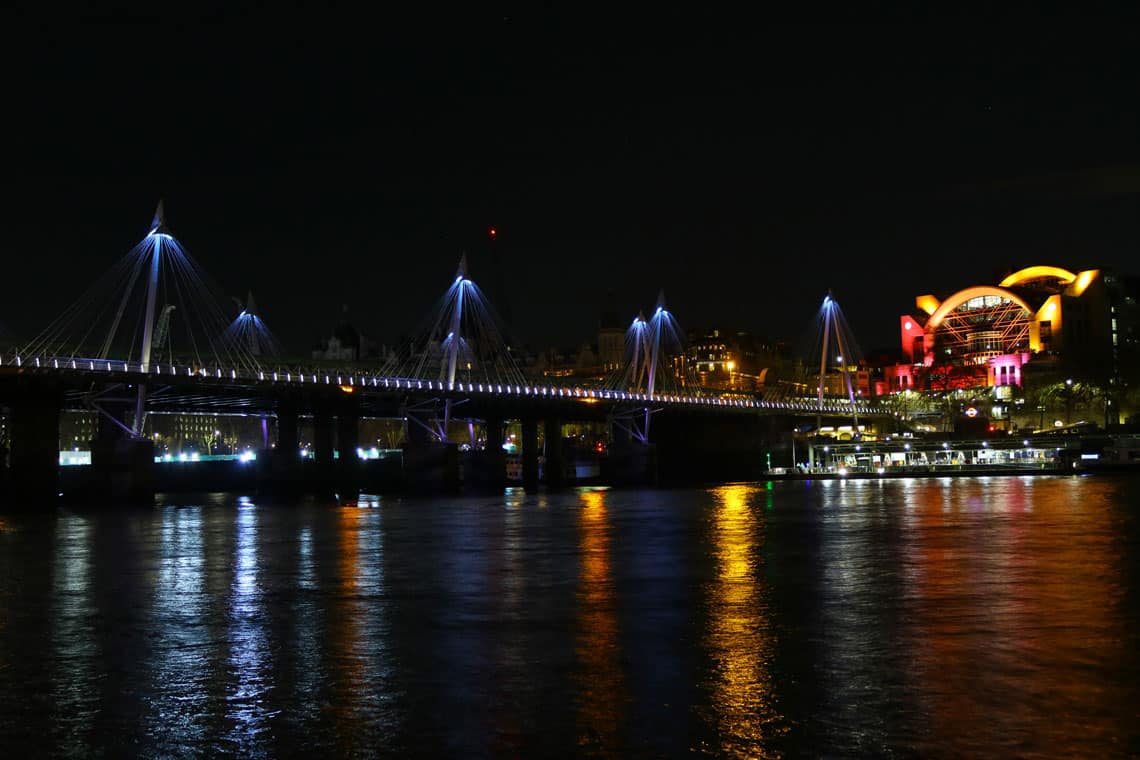 Charing Cross Railway Bridge, the Golden Jubilee Walkways & the Illuminated River Project