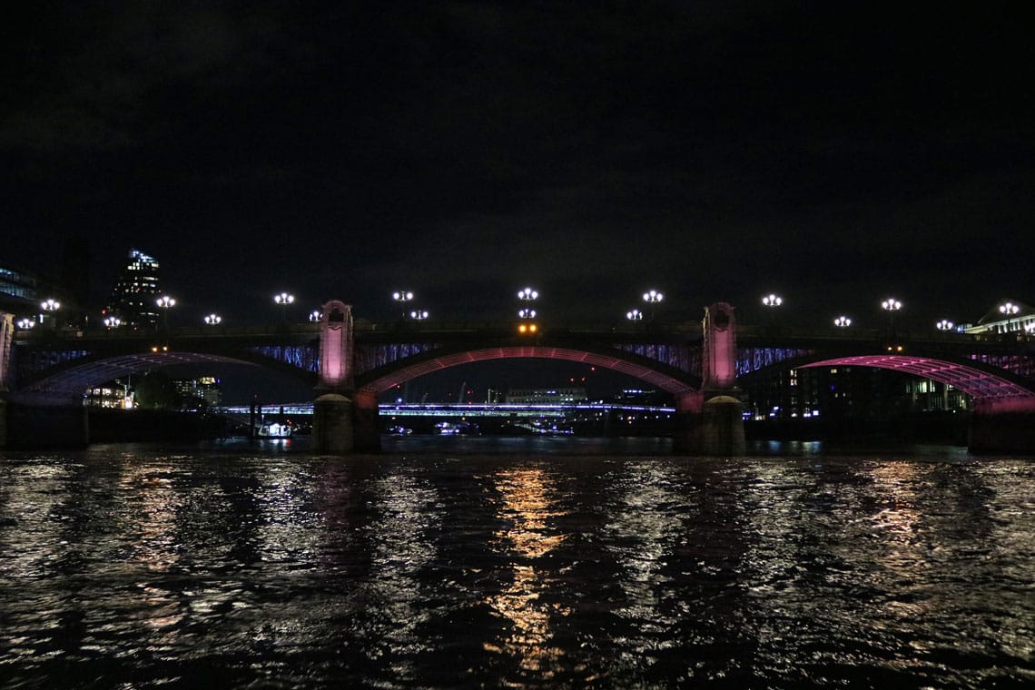 Southwark Bridge & the Illuminated River Project