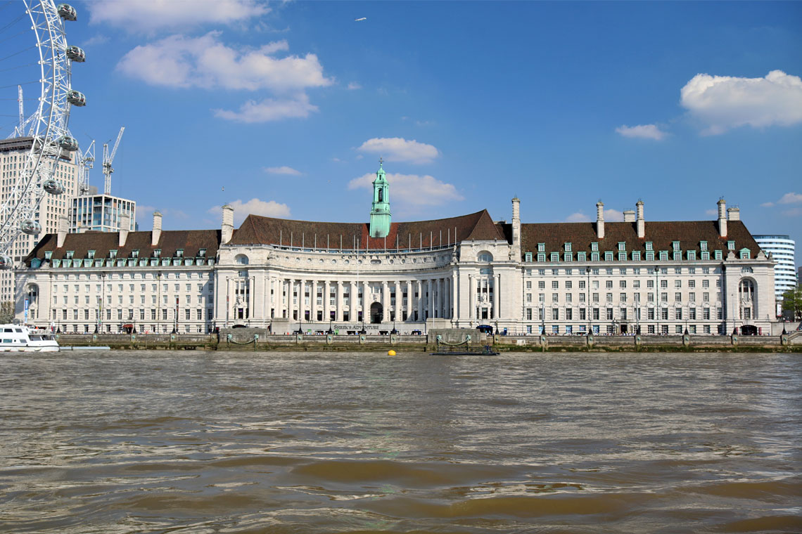 County Hall, Waterloo, London Borough of Lambeth