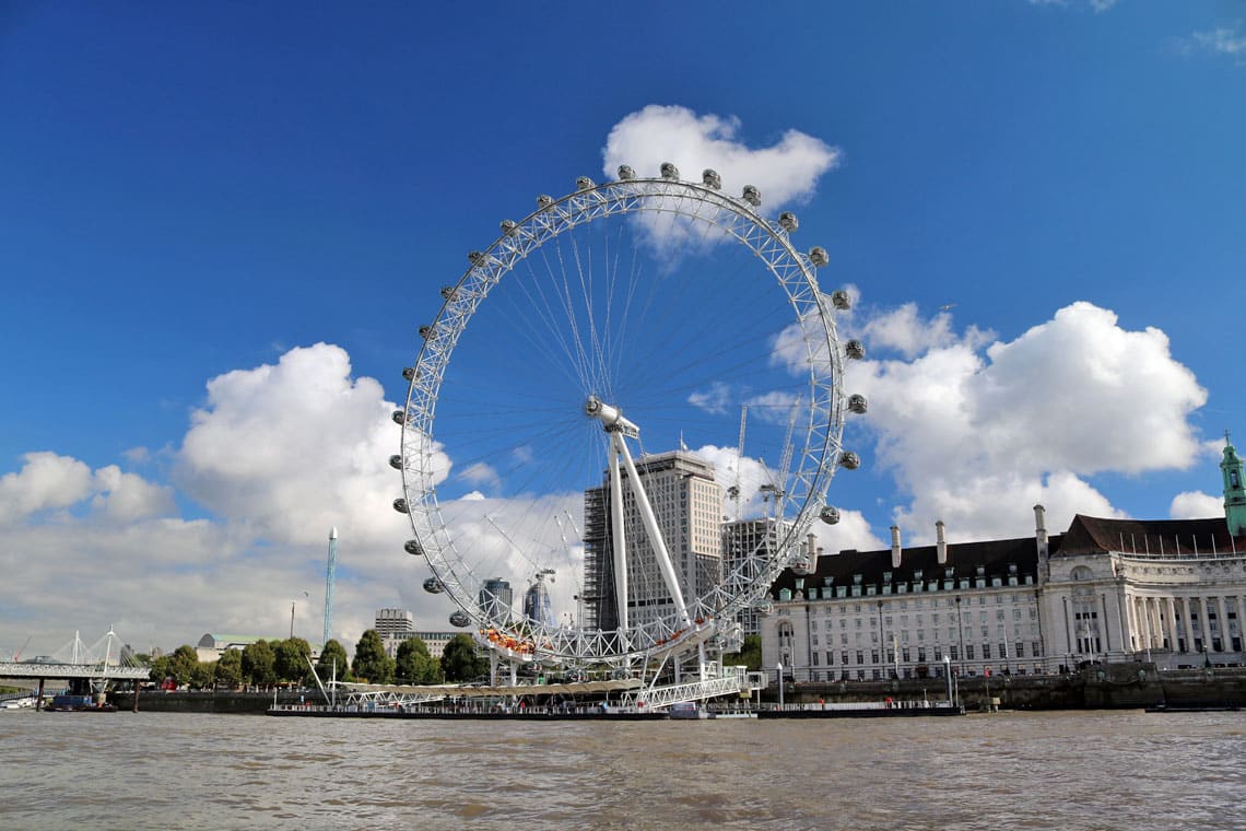 El London Eye, Waterloo, distrito londinense de Lambeth