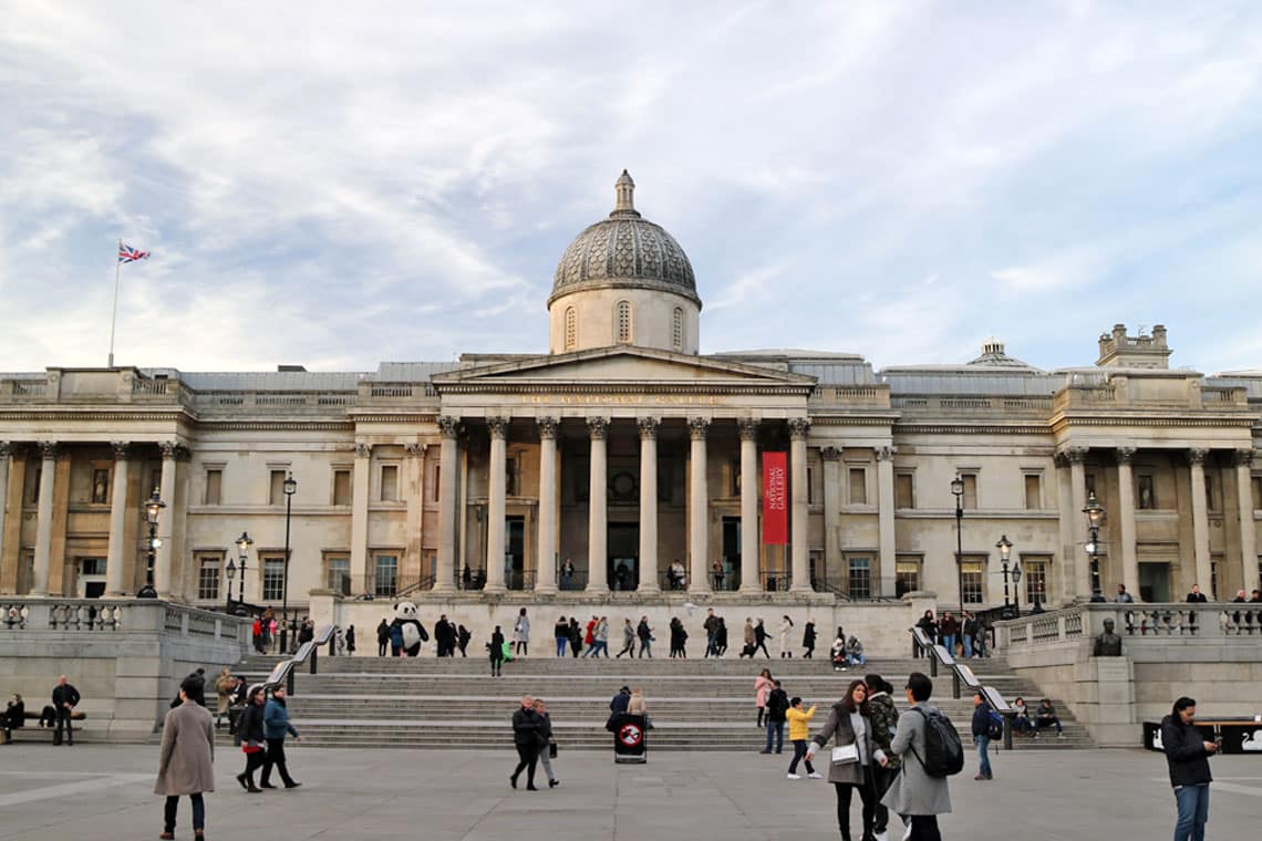 Die Nationalgalerie, Trafalgar Square, City of Westminster