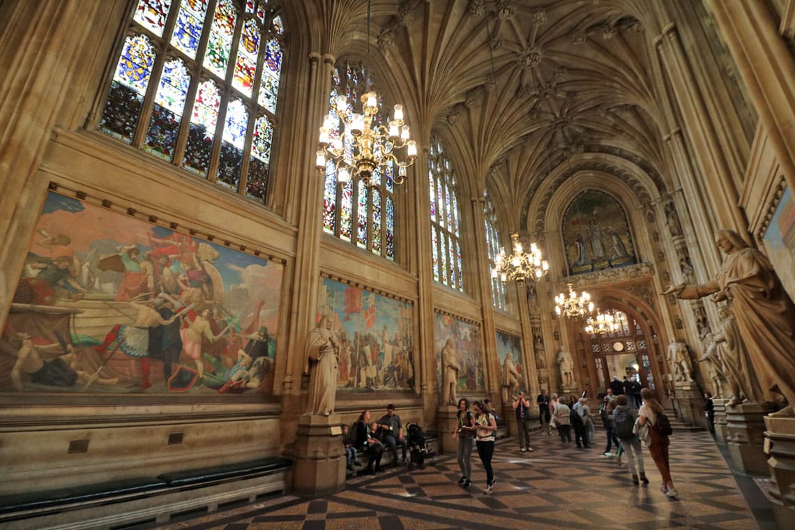 St. Stephens Hall, New Palace of Westminster (Houses of Parliament)