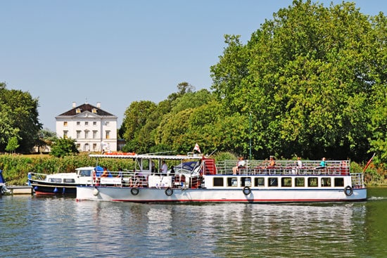 M.V Princess Freda passing Marble Hill House