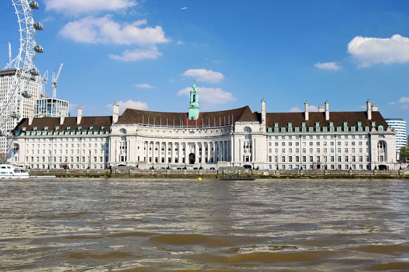 County Hall, Waterloo, London Borough of Lambeth